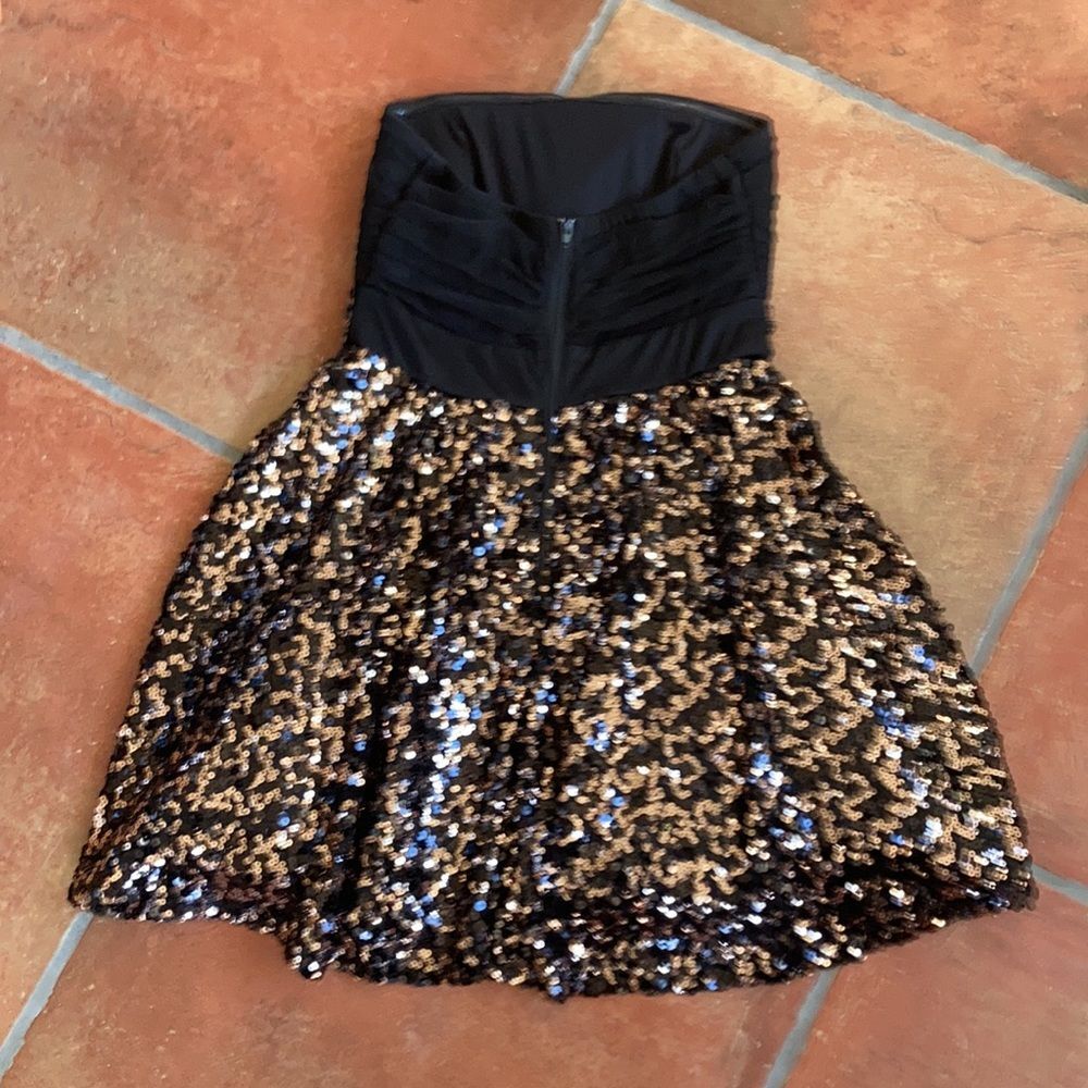 My Michelle black and sequins strapless dress - Picture 6 of 6